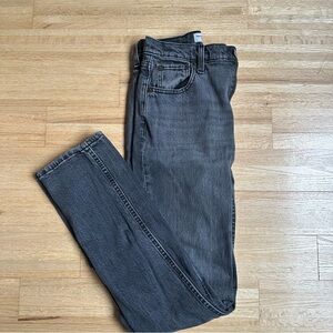 Abercrombie & Fitch Women's Dark Gray Straight Leg Jeans